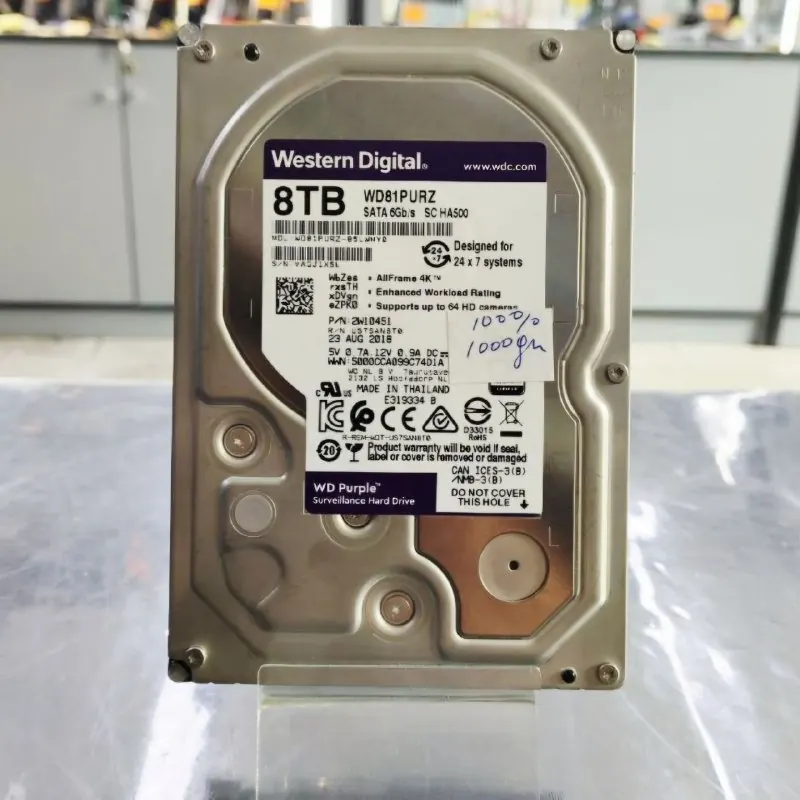 Жесткий диск 3.5" WD Purple WD81PURZ 8TB (100%)